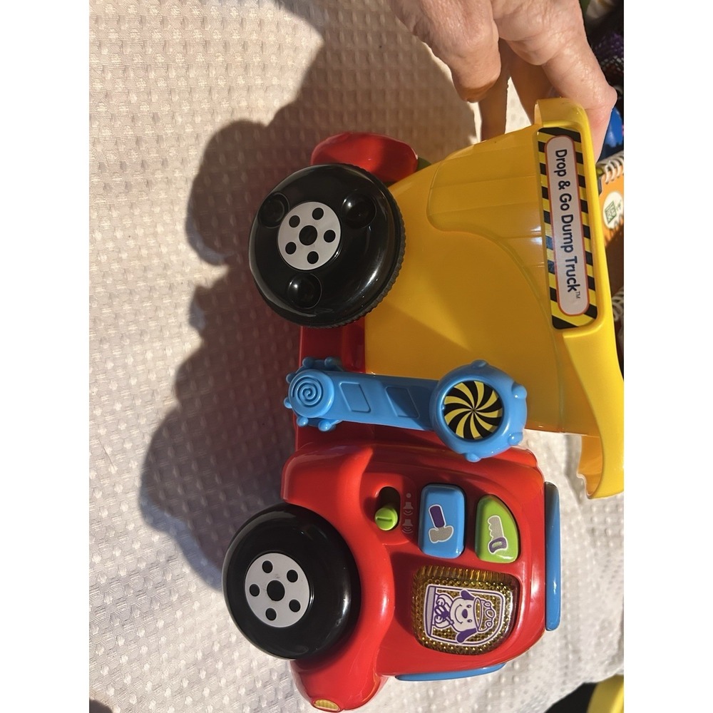 VTech Pull Along Drop and Go Dump Truck Developmental Toy